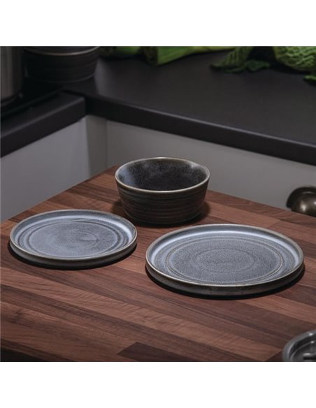 Olympia Cavolo Serve Like A Pro 18-Piece Charcoal Dusk Dinner Set