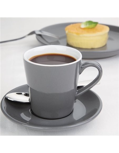 Olympia Cafe Flat White Charcoal - 170ml 5.74fl oz (Box 12)