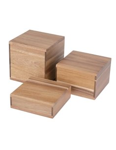 Olympia Acacia Riser Blocks 50/100/150(H)mm (Set of 3)