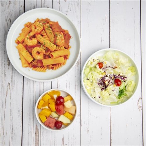 Olympia Whiteware Flat Walled Bowl - 270mm 10 2/3" (Box of 4)