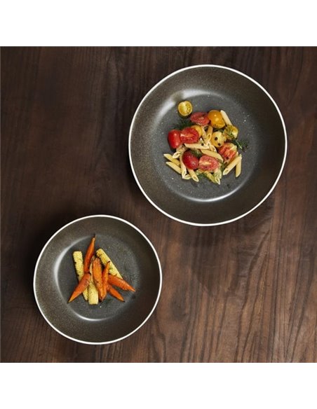 Olympia Chia Charcoal Coupe Bowl 265mm 10.5" (Box 4)