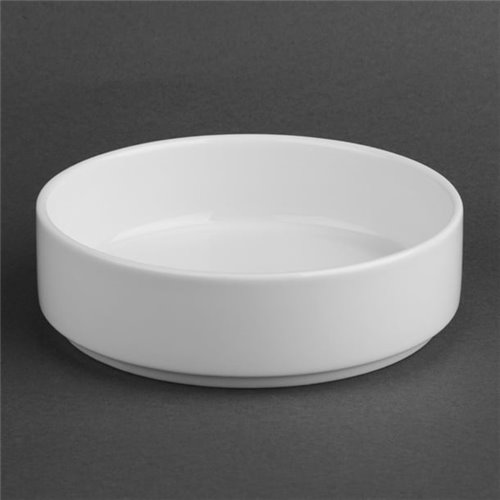 Olympia Whiteware Flat Walled Bowl - 152mm 6" (Box of 6)
