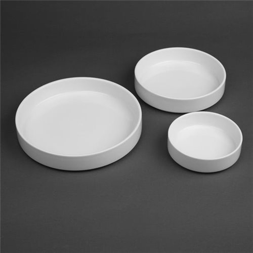 Olympia Whiteware Flat Walled Bowl - 152mm 6" (Box of 6)