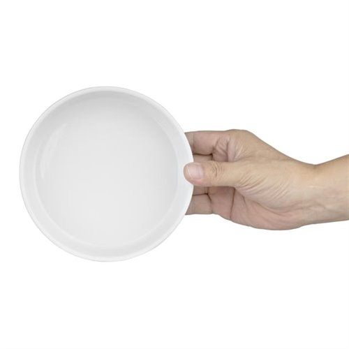 Olympia Whiteware Flat Walled Bowl - 152mm 6" (Box of 6)