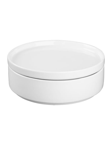 Olympia Whiteware Flat Walled Bowl - 152mm 6" (Box of 6)