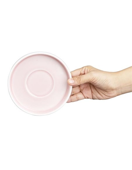 Olympia Fondant Saucer Pink - 135mm 5 1/3" for CU460 (Box 6)