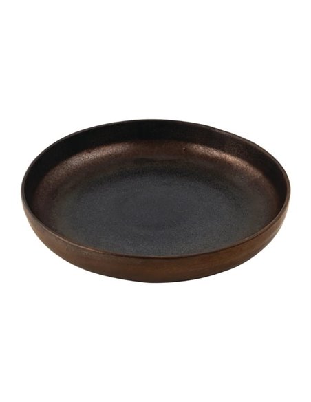 Olympia Ochre Flat Bowls 210mm 700ml (Pack of 6)