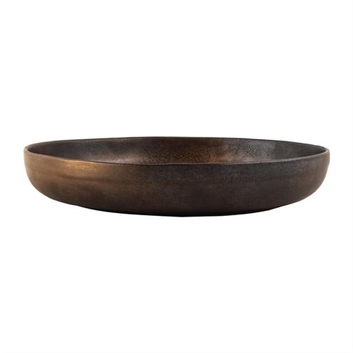 Olympia Ochre Flat Bowls 210mm 700ml (Pack of 6)
