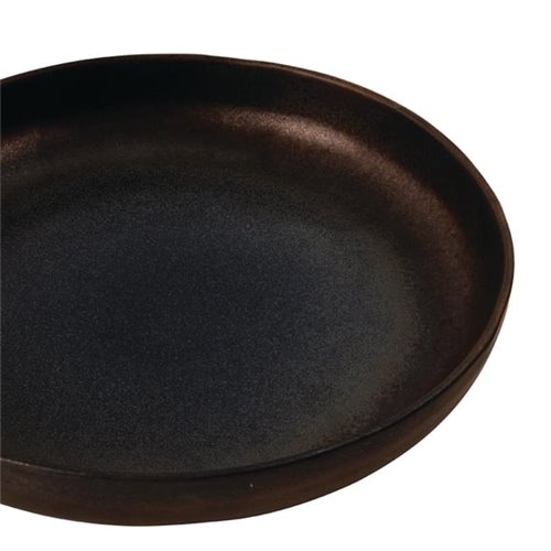 Olympia Ochre Flat Bowls 210mm 700ml (Pack of 6)