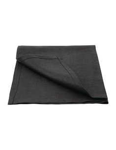 Olympia Linen Table Napkin Black 400x400mm (Pack of 12) 2