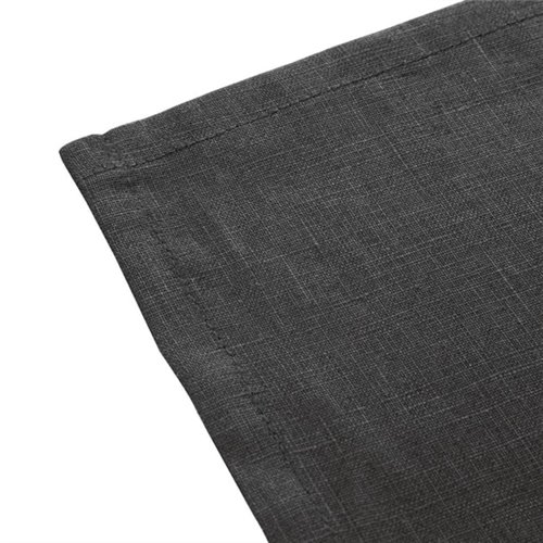Olympia Linen Table Napkin Black 400x400mm (Pack of 12)