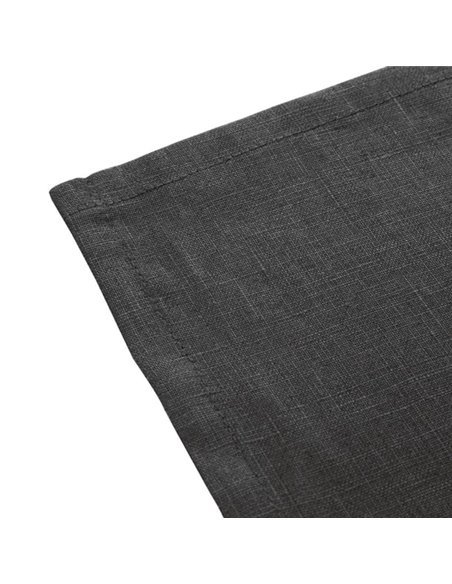 Olympia Linen Table Napkin Black 400x400mm (Pack of 12)