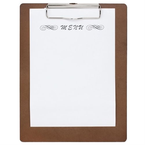 Special Offer Olympia Wooden Menu Presentation Clipboard A4 (Pack of 10)