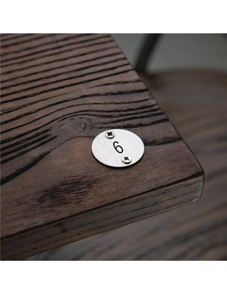 Olympia Table Numbers Silver (6-10)