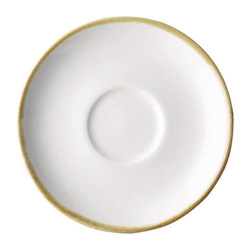 Olympia Kiln 230ml Cup Saucer Chalk 140mm (Pack of 6)