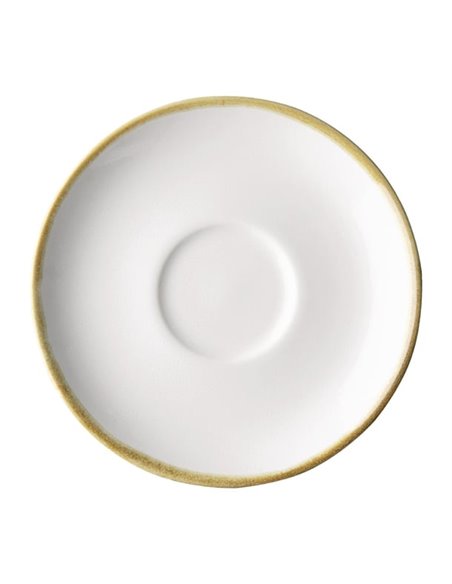Olympia Kiln 230ml Cup Saucer Chalk 140mm (Pack of 6)