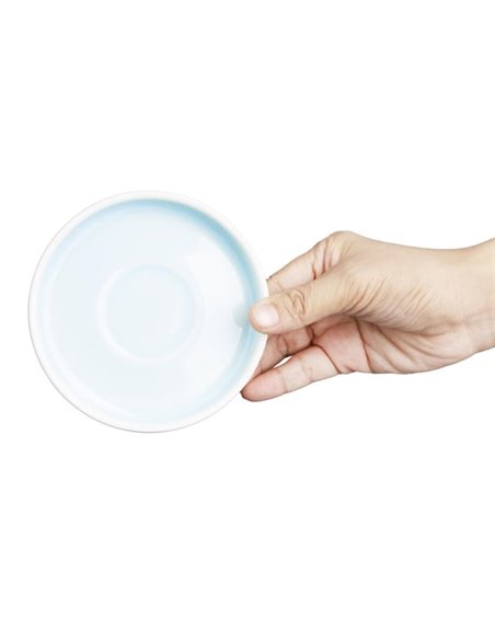 Olympia Fondant Saucer Aqua - 115mm 4 1/2" for CU182 (Box 6)