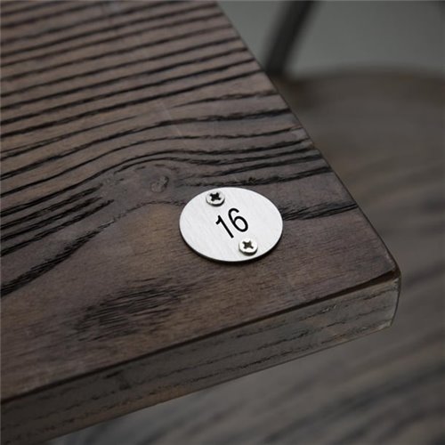 Olympia Table Numbers Silver (16-20)