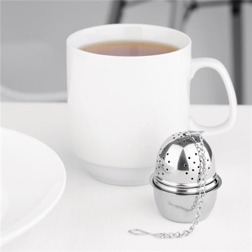 Olympia Oval Stainless Steel Tea Strainer 40(Ø) x 55(H)mm