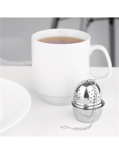 Olympia Oval Stainless Steel Tea Strainer 40(Ø) x 55(H)mm