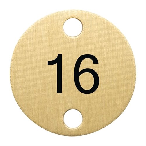 Olympia Table Numbers Bronze (16-20)