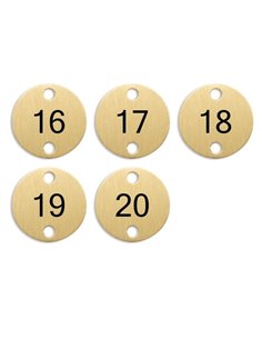 Olympia Table Numbers Bronze (16-20) 2