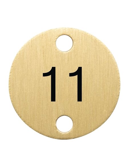 Olympia Table Numbers Bronze (11-15)