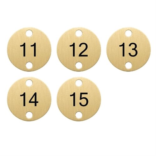 Olympia Table Numbers Bronze (11-15)