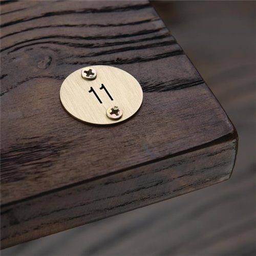 Olympia Table Numbers Bronze (11-15)