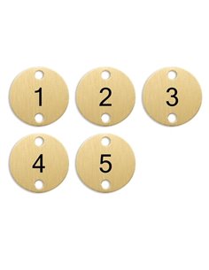 Olympia Table Numbers Bronze (1-5) 2
