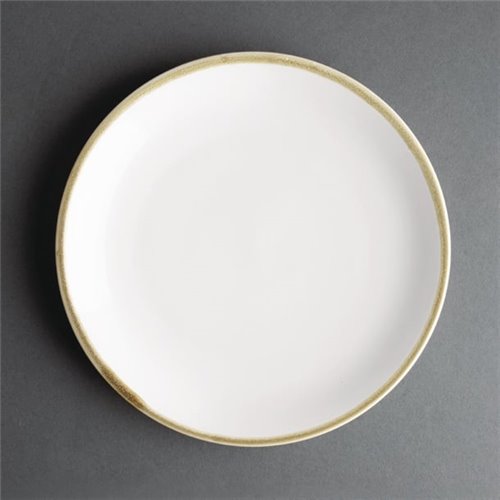 Olympia Kiln Coupe Plate Chalk 230mm (Pack of 6)