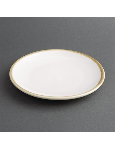 Olympia Kiln Coupe Plate Chalk 230mm (Pack of 6)