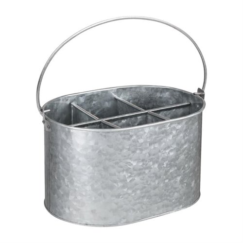 Olympia Galvanised Steel Table Tidy