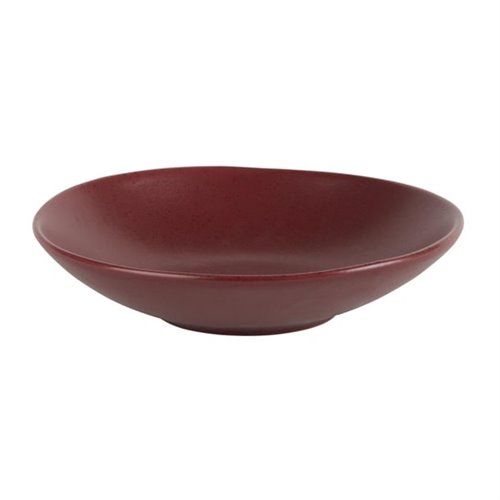 Olympia Build A Bowl Red Flat Bowl - 195x45mm (Box 6)