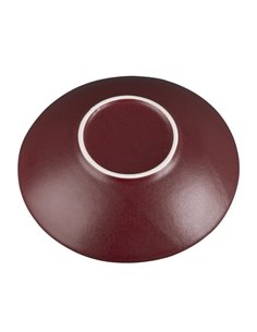 Olympia Build A Bowl Red Flat Bowl - 195x45mm (Box 6) 2