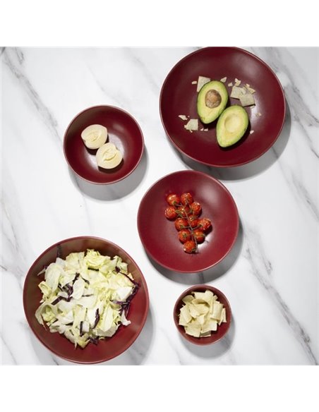 Olympia Build A Bowl Red Deep Bowl - 155x70mm (Box 6)