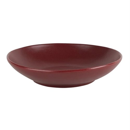 Olympia Build A Bowl Red Flat Bowl - 250x45mm (Box 4)