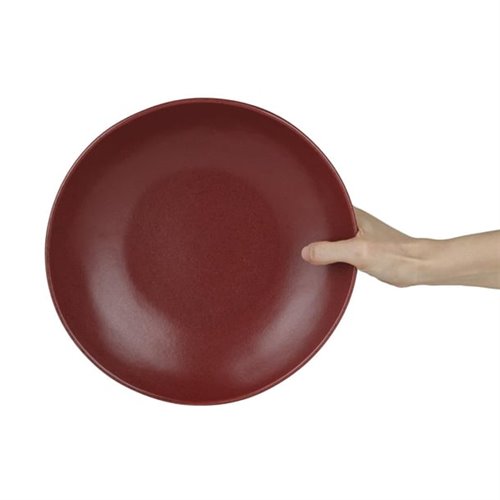 Olympia Build A Bowl Red Flat Bowl - 250x45mm (Box 4) Olympia Build A Bowl Red Flat Bowl - 250x45mm (Box 4)