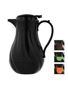 Olympia Insulated Swirl Jug Black 2Ltr 2