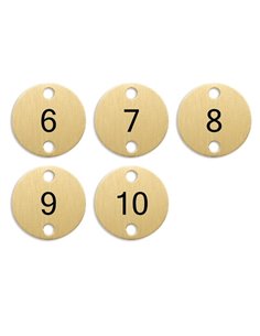 Olympia Table Numbers Bronze (6-10) 2