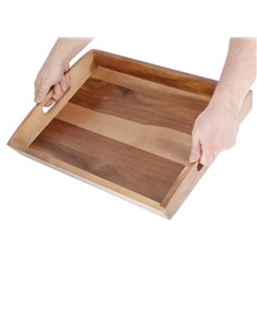 Olympia Large Acacia Wood Butler Tray 510mm 2