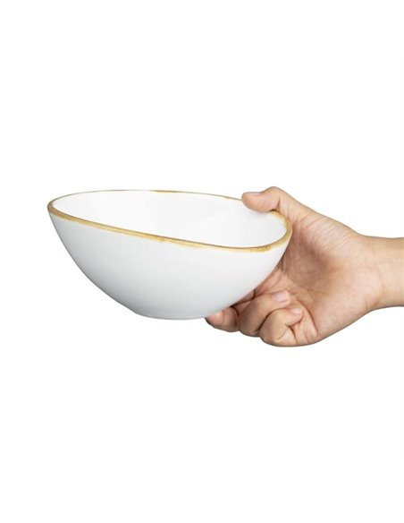 Olympia Kiln Bowl Chalk 165mm 425ml (Pack of 6)