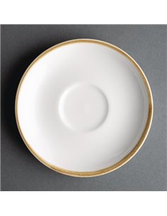 Olympia Kiln 340ml Cup Saucer Chalk 160mm (Pack of 6) 2