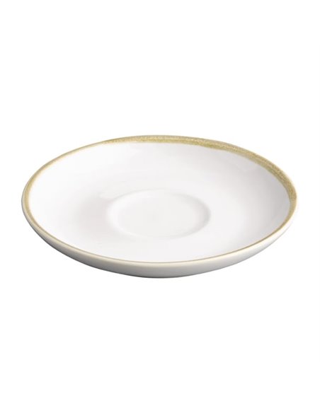 Olympia Kiln 340ml Cup Saucer Chalk 160mm (Pack of 6)