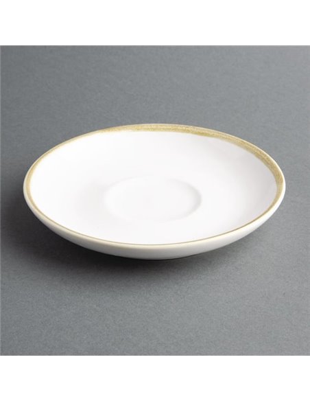 Olympia Kiln 340ml Cup Saucer Chalk 160mm (Pack of 6)