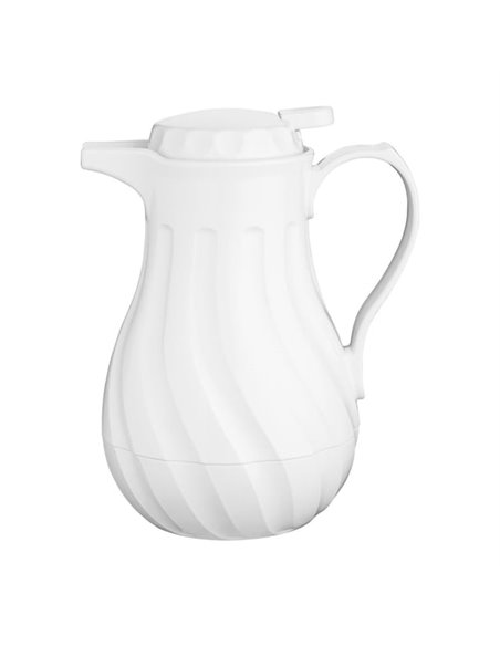 Olympia Insulated Swirl Jug White 0.5Ltr