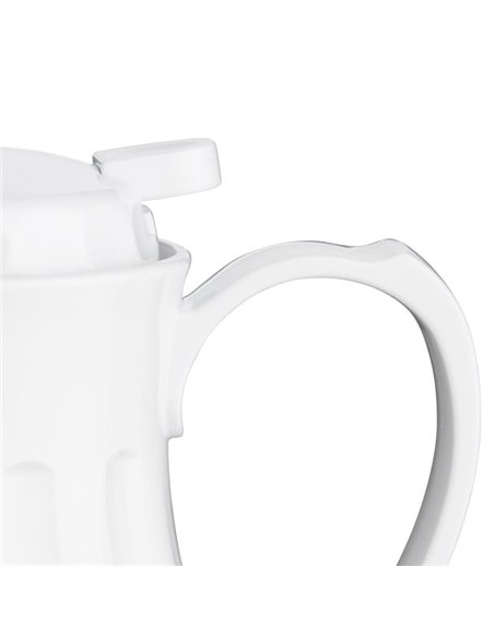Olympia Insulated Swirl Jug White 0.5Ltr
