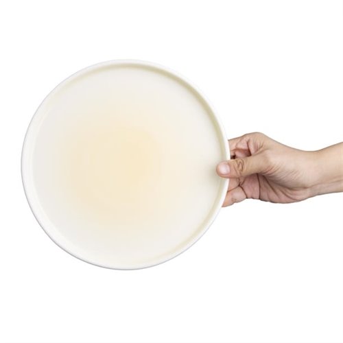 Olympia Fondant Plate Lemon - 215mm 8 1/2" (Box 6)