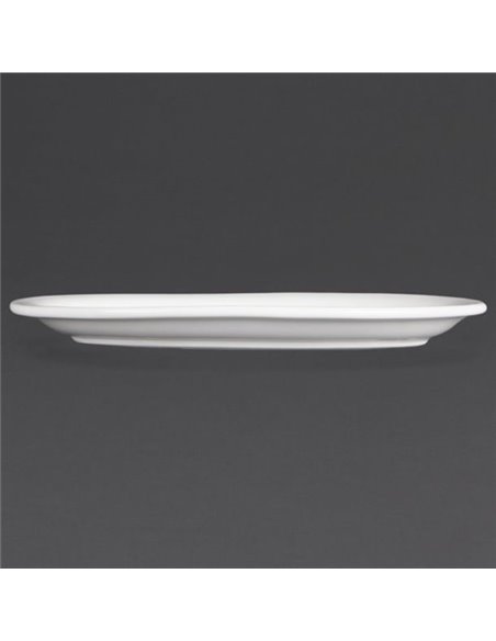 Olympia Whiteware Oval Platters 202mm (Pack of 6)
