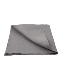 Olympia Linen Table Napkin Grey 400x400mm (Pack of 12) 2
